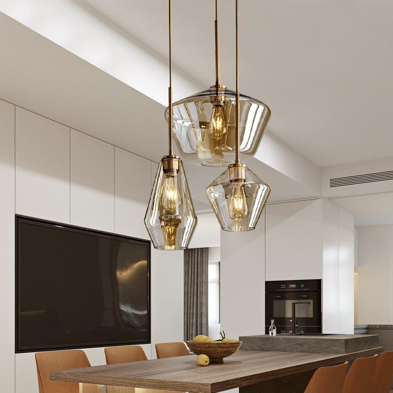 

Pendant Lamps Nordic Led Stone Hanging Lamp Chandelier Light Fixtures Kitchen Dining Bar Bedroom Room