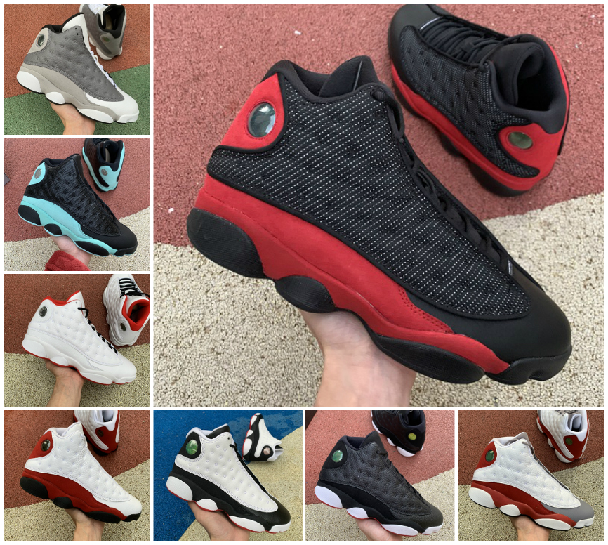 

13 Bred Island Lucky Green Mens Basketball Shoes Red Flint Phantom Chicago Sneakers 13s HE GOT GAME Playground Retroes Obsidian Hyper Royal Playoffs Sports Shoe, A-j1320