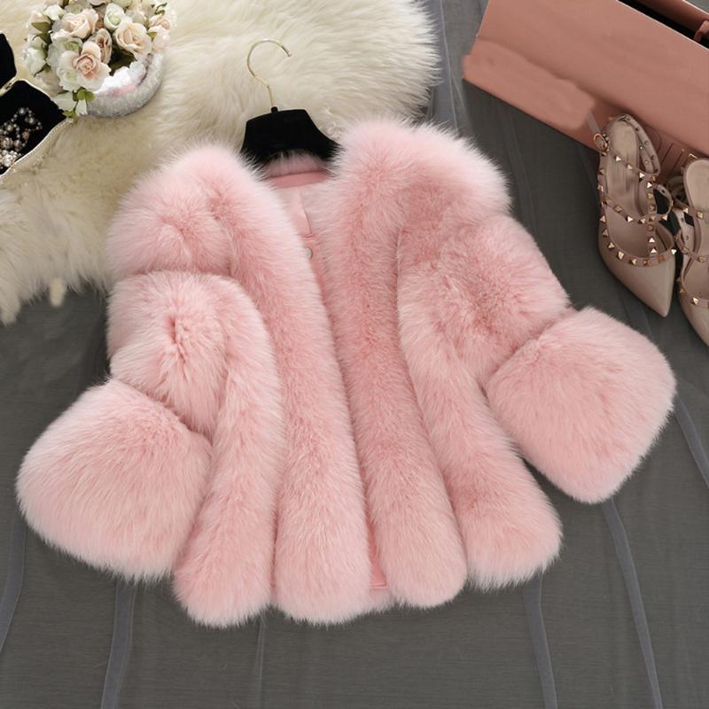 Women&#039;s Fur & Faux Women Furry Coat Jackets Short Stitching Teddy Coats Fleece Winter Oversize Outerwear-image-741913883