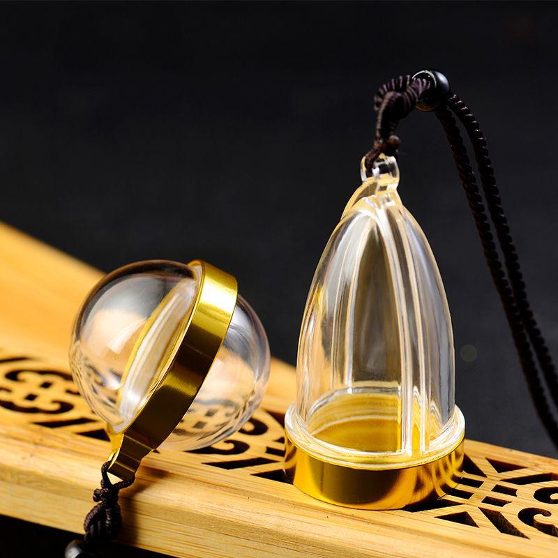 

Pendant Necklaces 1PC Pet Urn Acrylic Ash Necklace Keepsake Cremation Jewelry Urns For Men