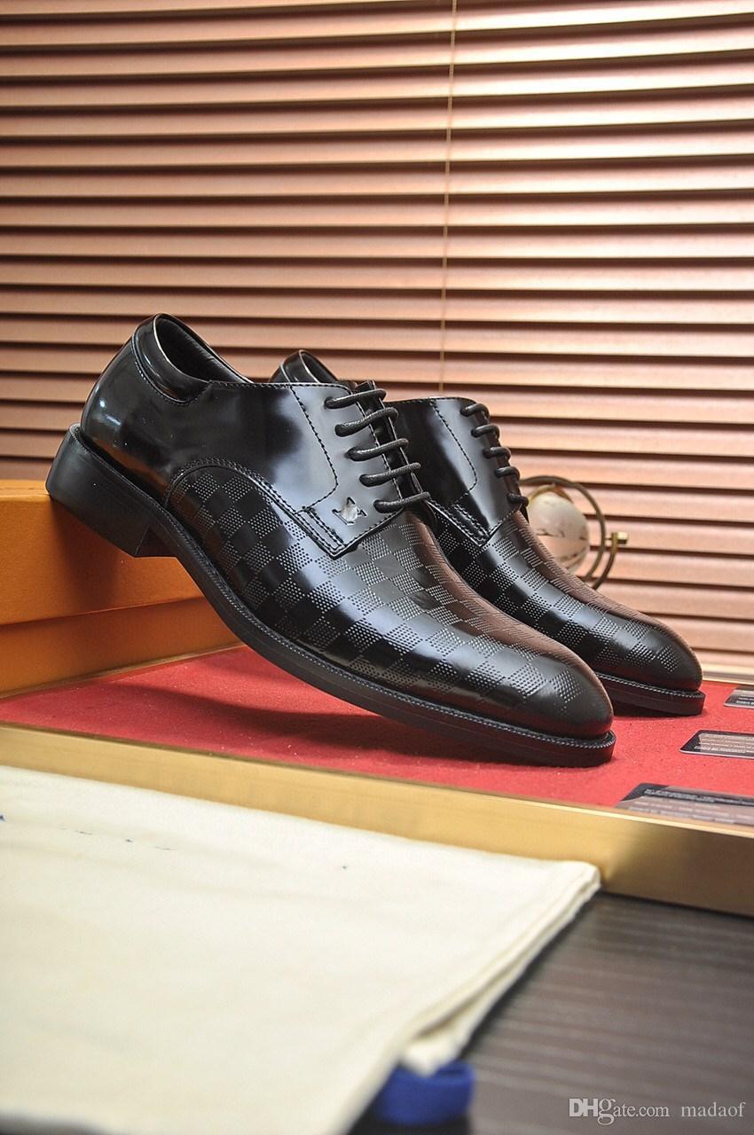 

DESIGNER MEN's BUSINESS breathable LEATHER white SHOE zapatos de vestir para hombre LUXURY SHOES MAN DESIGNERs wedding SHOESs for MEN, #01