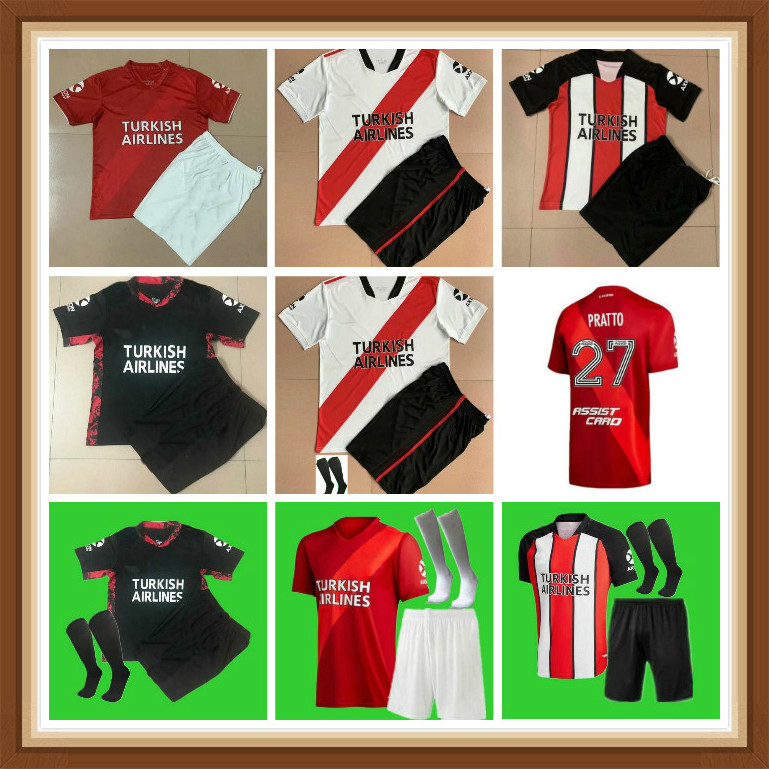 

2021 2022 River Plate man kids soccer jerseys DE LA CRUZ QUINTERO 21 22 BORRE FERNANDEZ PRATTO football shirts Suit, Black;yellow