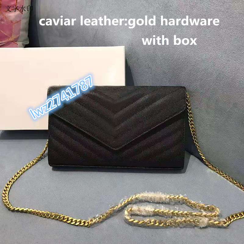 

Newest classic Woman Shoulder Bag Handbag Clutchbag flip cover Genuine Leather high quality with box