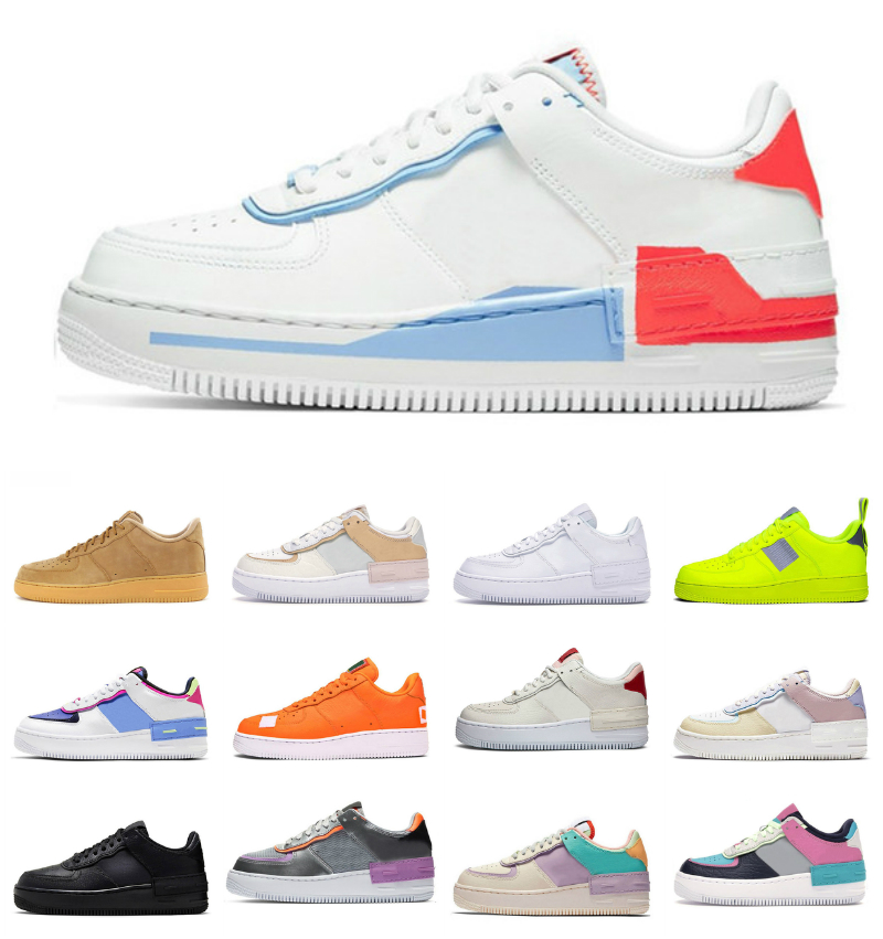 

2021 Forces MiD Mens Platform Running Shoes Air Dunk 1 Shadow One Pale Ivory University Red Photo Blue Mystic Navy Utility Womens Triple Bla
