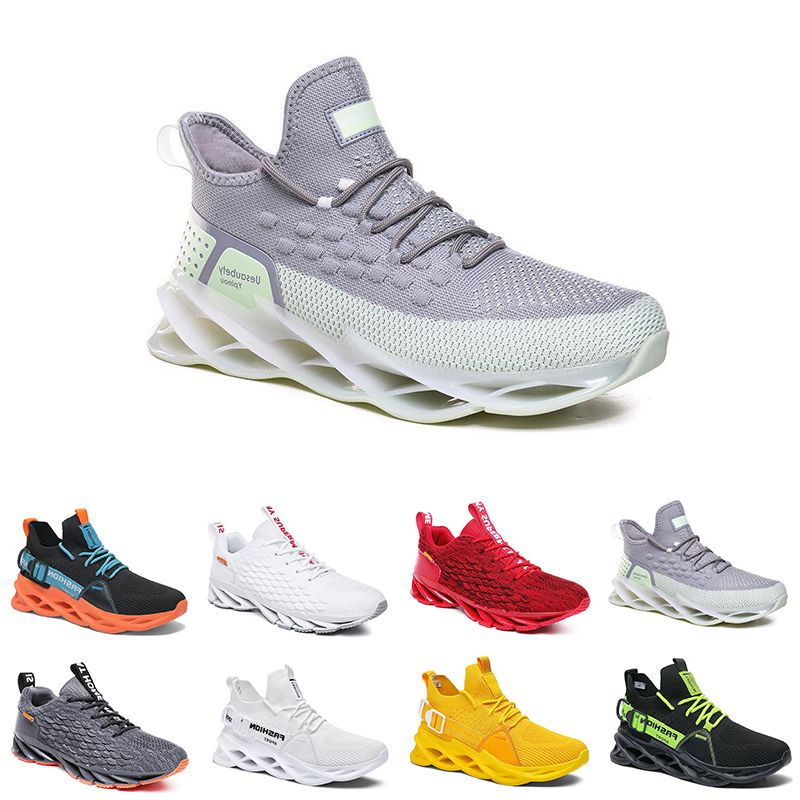 

men women running shoes orange black cream yellow red lemen green wolf grey mens trainers sports sneakers eighty eight, 14