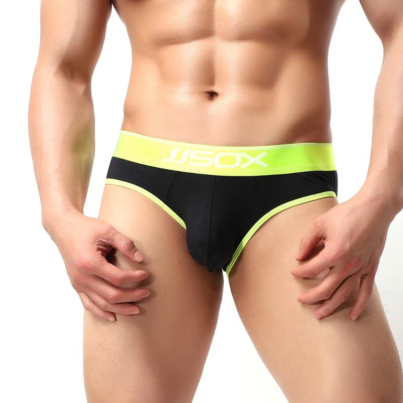 

Underpants Men BuSexy Underwear Buttocks Briefs Comfortable And Breathable Thong Men's BuBuSexy Panties With Comfo, Black;white