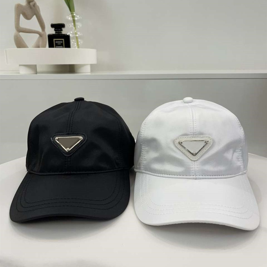 

Ball Caps Fashion Street Baseball Cap for Man Woman Adjustable Hat Nylon Hats Beanies 2 Color Top Quality, Black