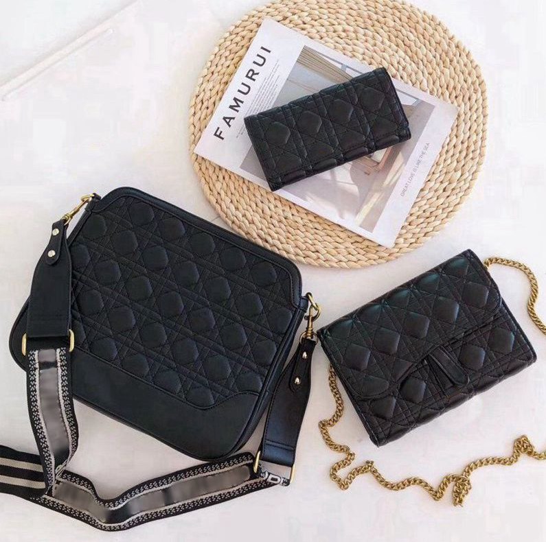 

luxury leather shoulder bags handbag brand handbags wallet women crossbody bag fashion vintage -l1261, Red;black