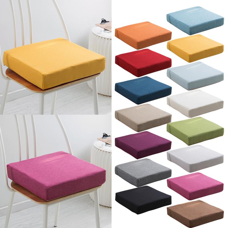 

Cushion/Decorative Pillow Square Chair Soft Pad Thicker Seat Cushion For Dining Patio Home Office Indoor Outdoor Garden Sofa Buttocks