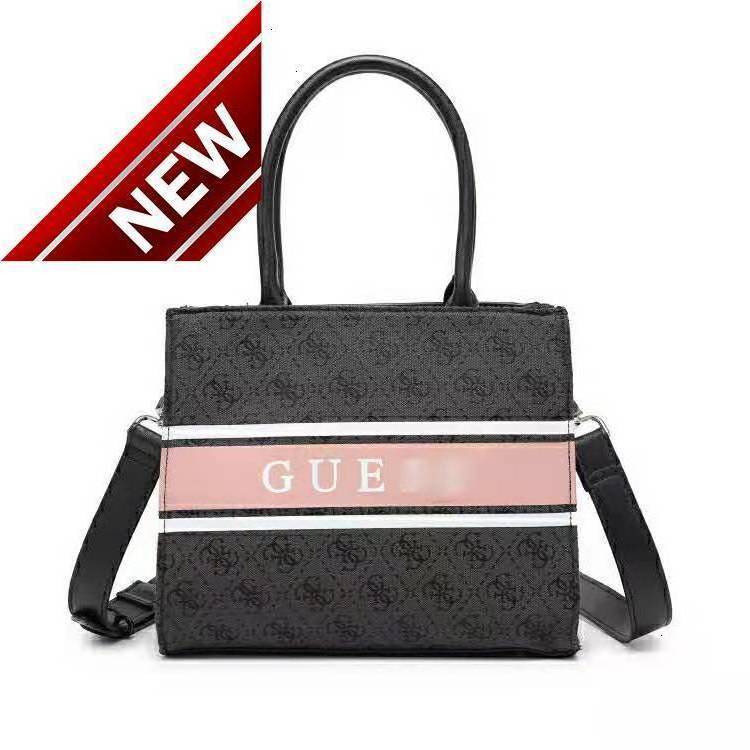 

2020 New Gussbag Old Flower Stripe Mini Shopping Bag Women's Portable Single Shoulder Messenger Large and Small, Pink