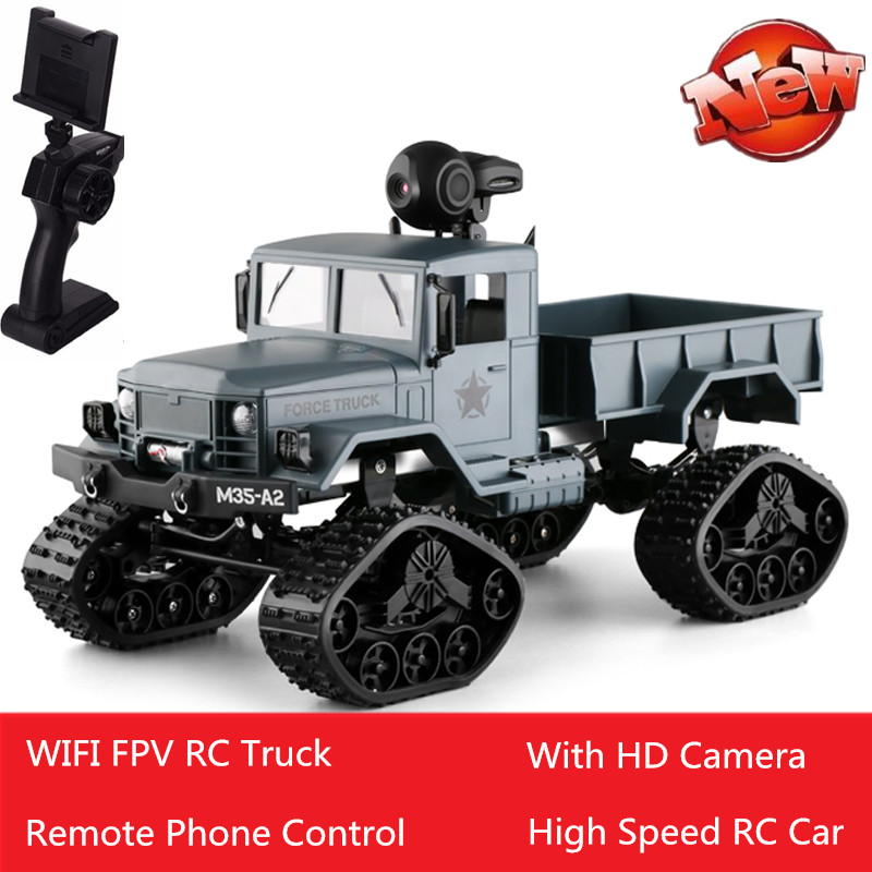 

2.4G 116 Truck Remote Control Army Military Off-Road Climbing WiFi FPV RC Car Phone Control Toy 4 Wheel Drive Vehicle Toy gift