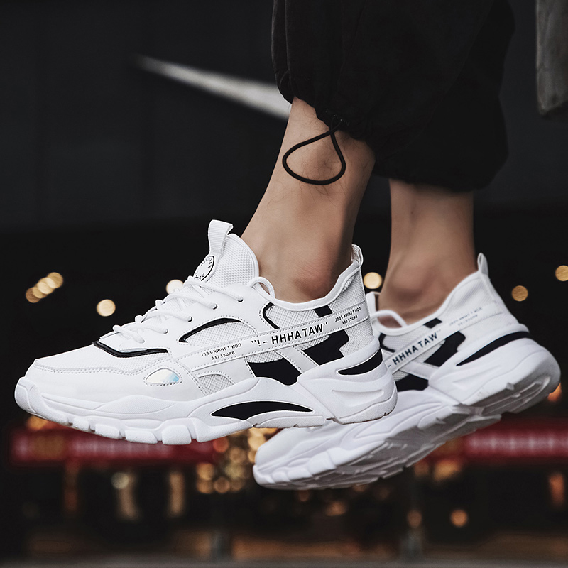 

Newest Women Mens Trainer Sport Size Running Shoes Gray Black Blue Red White Sunmmer Thick-Soled Runners Sneakers Code: 02-0895