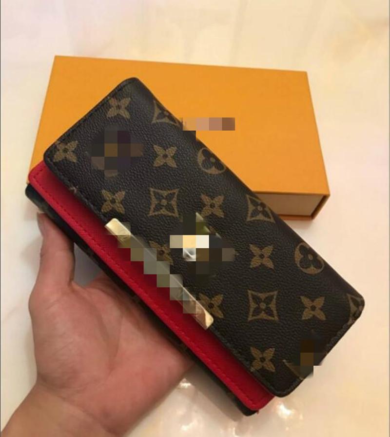 

LVLOUISVITTON bagVUTTON 1-22 Wholesale red and pink fashion single zipper Wallets pocke men women leather lady ladies long
