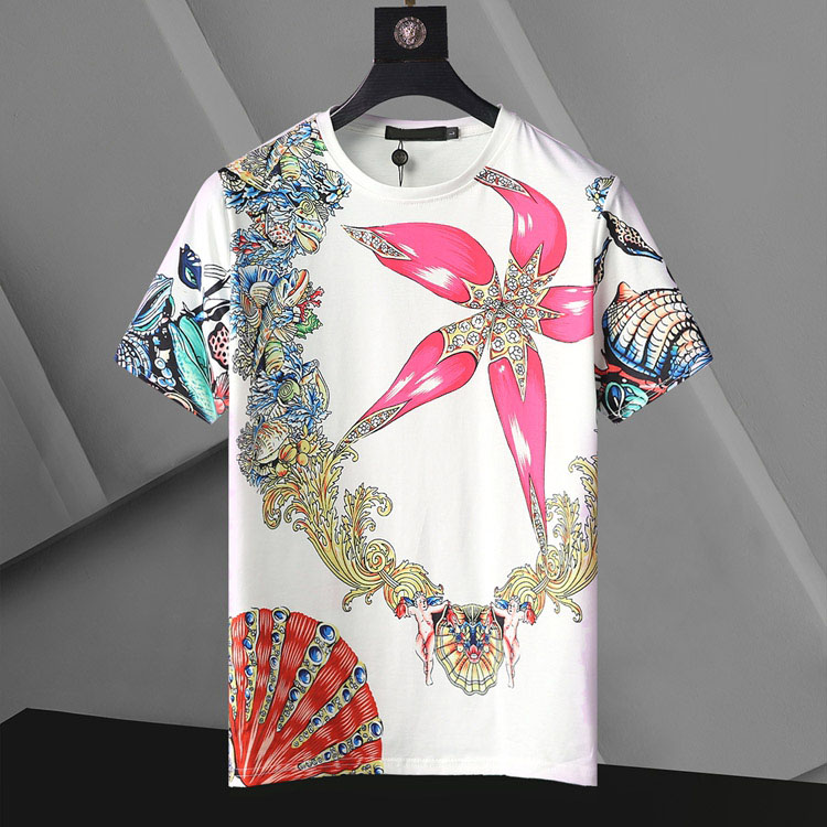 

Fashion Mens Designers TShirts Summer T Shirt Crane Printing High Quality Hip Hop Men Women Short Sleeve Tees