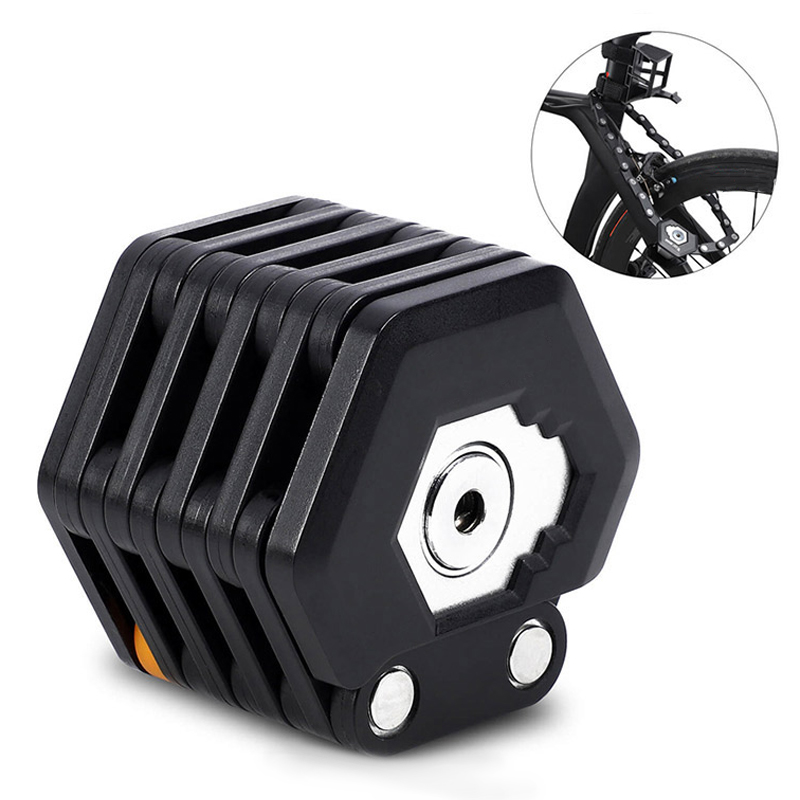 

Foldable Bike Lock MTB Road Bicycle High Security Anti-Theft Scooter Electric E-Bike Cycling Chain Locks