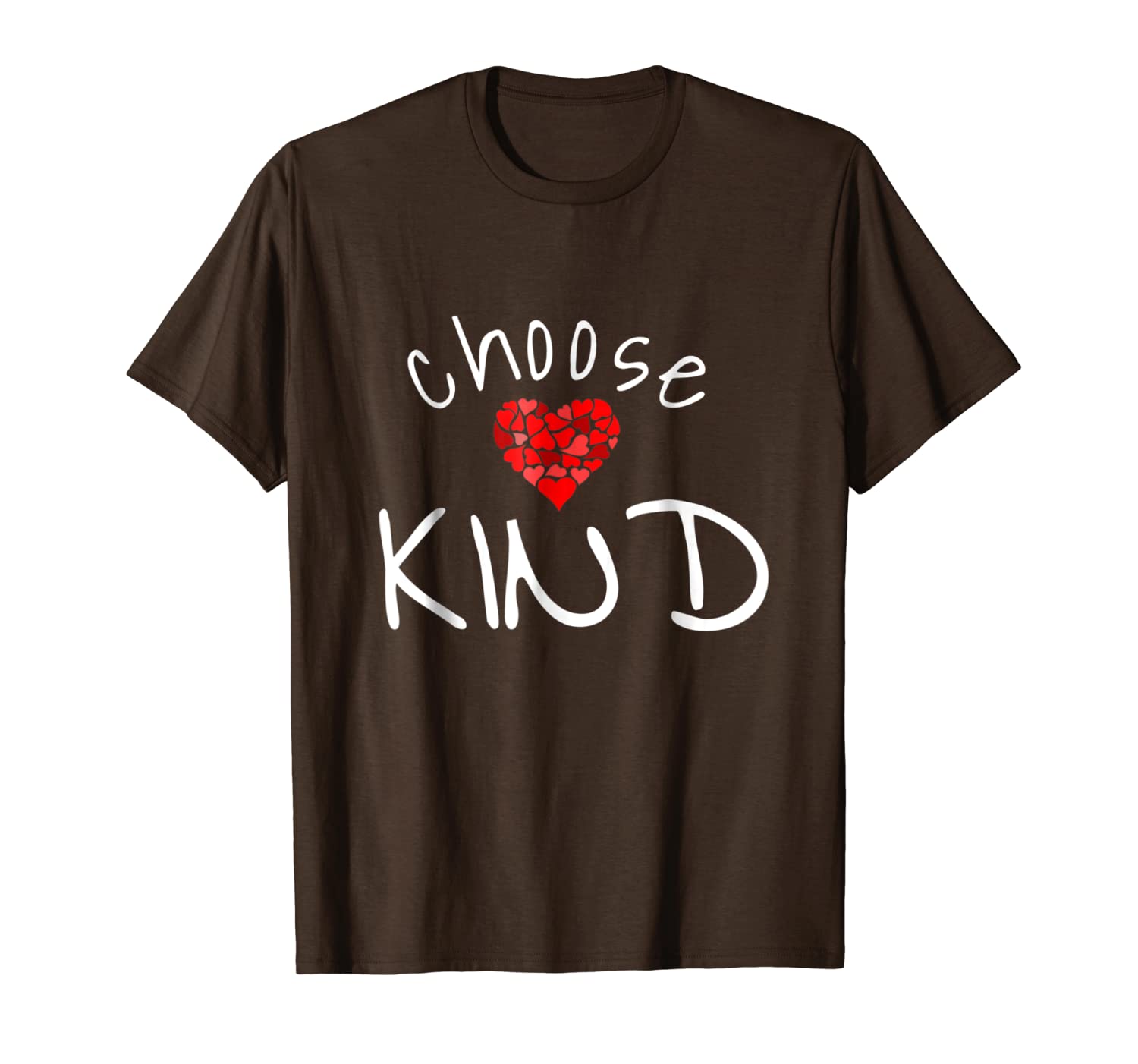 

choose kind shirt anti-bullying heart t-shirt, White;black