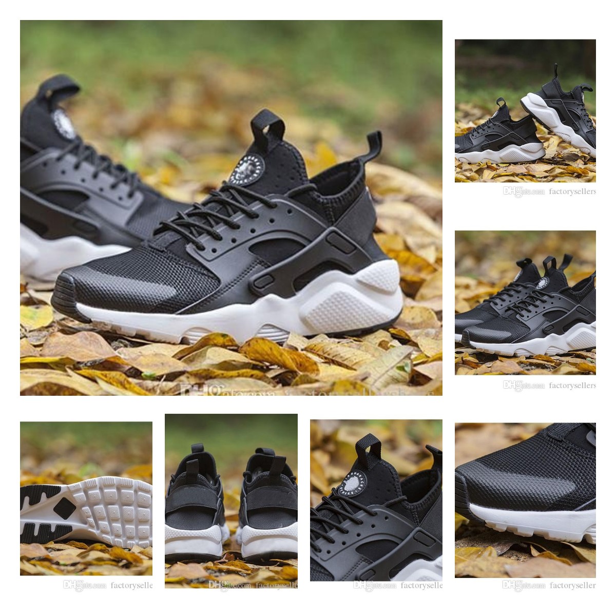 

High Quality classic Huarache Running Shoes For Men Women Black Gold Triple Sneakers Huarach 1 Athletic Trainers huraches Sport Shoes 36-45