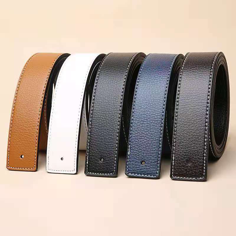 

Classic Luxury High Quality Wholesale betls 2021 Belts Top Designer mens womens Belt Genuine Leather black Gold+silver Buckle with orange Box, Red