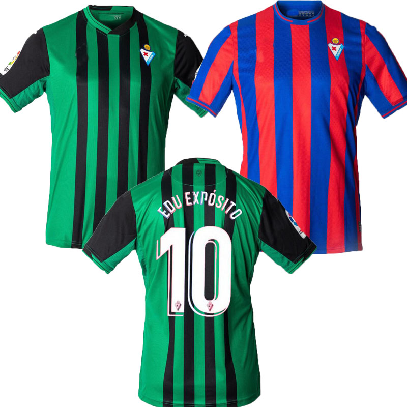

21 22 SD Eibar soccer jerseys home away 2021 2022 Edu Exposito camisetas de fútbol Sielva Sergio A. Tejero Corpas Stoichkov Y. Rahmani football shirts top thailand men kit