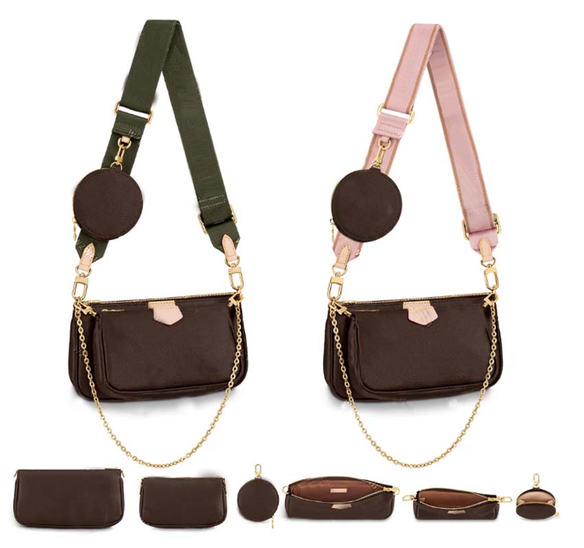

Women Handbag Luxurys Designers Shoulder Bags Crossbody Fashion Multi Pochette Genuine Leather Size:25*5*14 01, #7