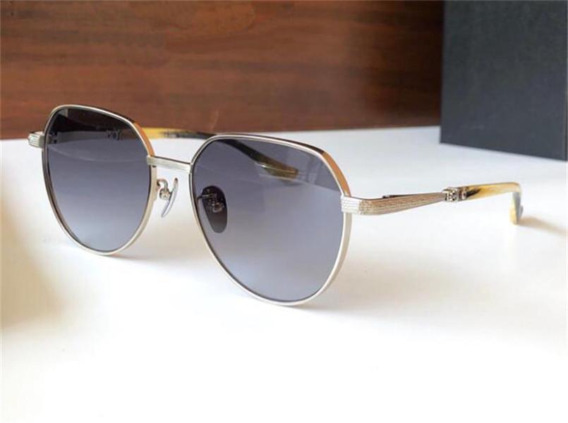 

Vintage man fashion sunglasses 8023 irregular metal frame simple and generous style high quality retro design outdoor uv400 protective glass