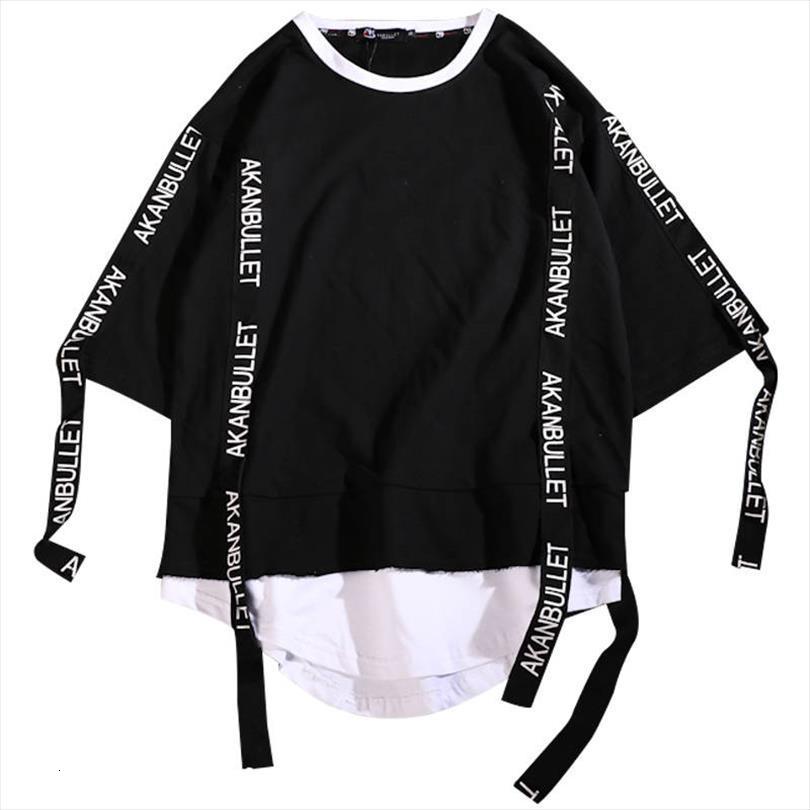 

harajuku hip hop fashion men t shirt gothic streetwear casual korean short sleeve summer tees shirts, White;black