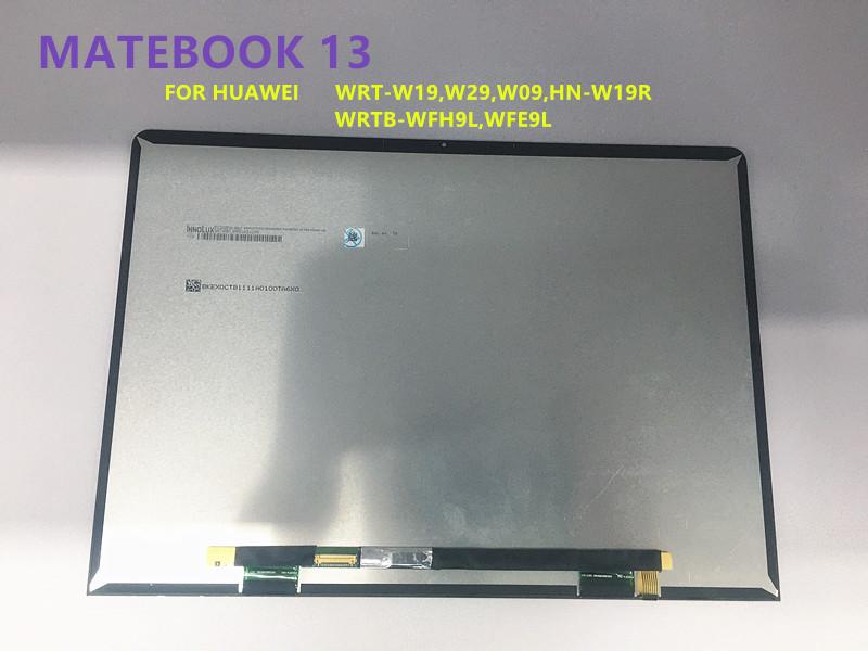 

Monitors Origina13" Laptop LCD For Huawei Matebook 13 WRT-W19 WRT-W29 HN-W19R WRTB-WFH9L WRTB-WFE9L Touch Screen Digitizer Display