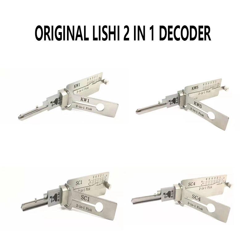 

Diagnostic Tools Original Lishi 2 In 1 SC1 SC4 KW1 KW5 Decoder For Locksmith Repairing