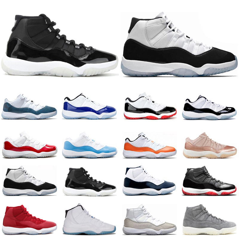 

Air Jordan Retro 11 Men Women 11s Jumpman Basketball Shoes Jubilee 25th Anniversary Legend Blue Bred Concord 45 Mens Trainers Sport Sneakers, Total orange
