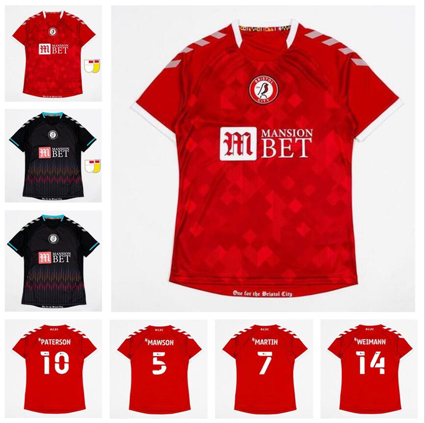 

21 22 Bristol Weimann City Soccer Jerseys HOME away 2021 2022 Mawson Martin Diedhiou Paterson Wells Massengo Kalas Dasilva football shirts, Green