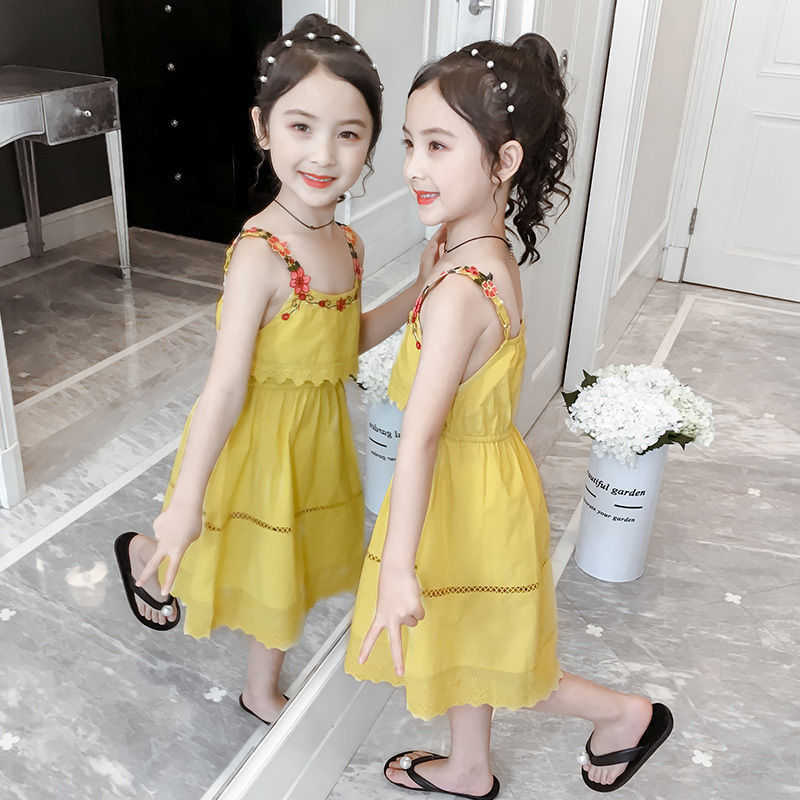 New Girls Summer Dress 10 Children&#039;s Clothing 11 Sweet Lovely Princess Dresses 2 To 12 Year Old Sweet and Elegant Chiffon Dress-image-702417774