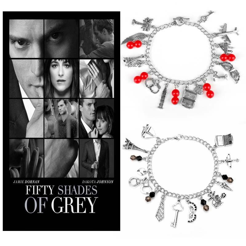 

Link, Chain Fifty Shades Of Grey Bracelets For Women Inspired Jewelry Crystal Mask Charms Pendants Bracelet Wristband