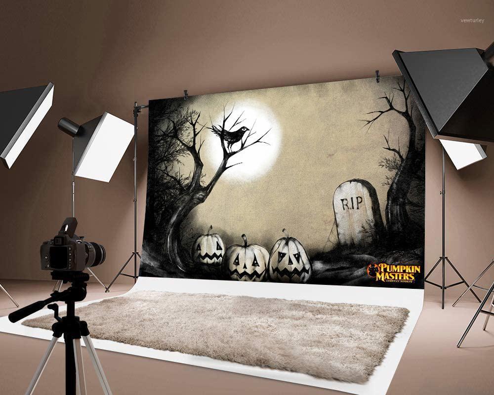 

Party Decoration Pumpkin Lantern Printed Thin Magic Halloween Decorations Background Backdrop Pos Pography Backdrops For Studio