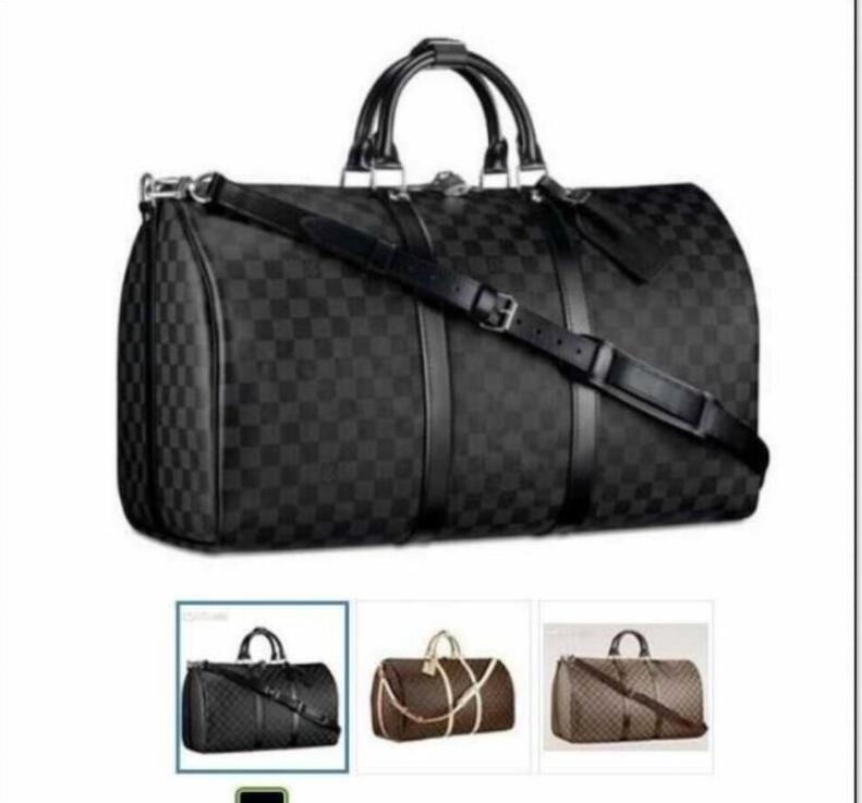 

2021 new satchel bag Hot men womens travel bag duffle bag leather luggage handbags large capacity sport bags 55CM GGLVLouisVitton YSLVUTTON, Customize