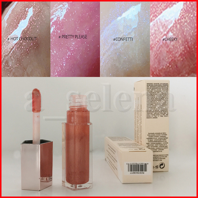 

Lips Makeup 4 colors Shiny Cherry Vitamin Clear lip Gloss glaze liquid lipstick lipgloss bomb glow 9ml, Ws03 deep