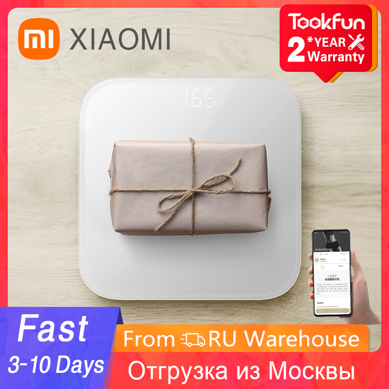 

Hot Mi Smart Scales XIAOMI Digital Bathroom Floor Scale Electronic Balance For Body Weight Up To 150kg Via Bluetooth Mifit APP