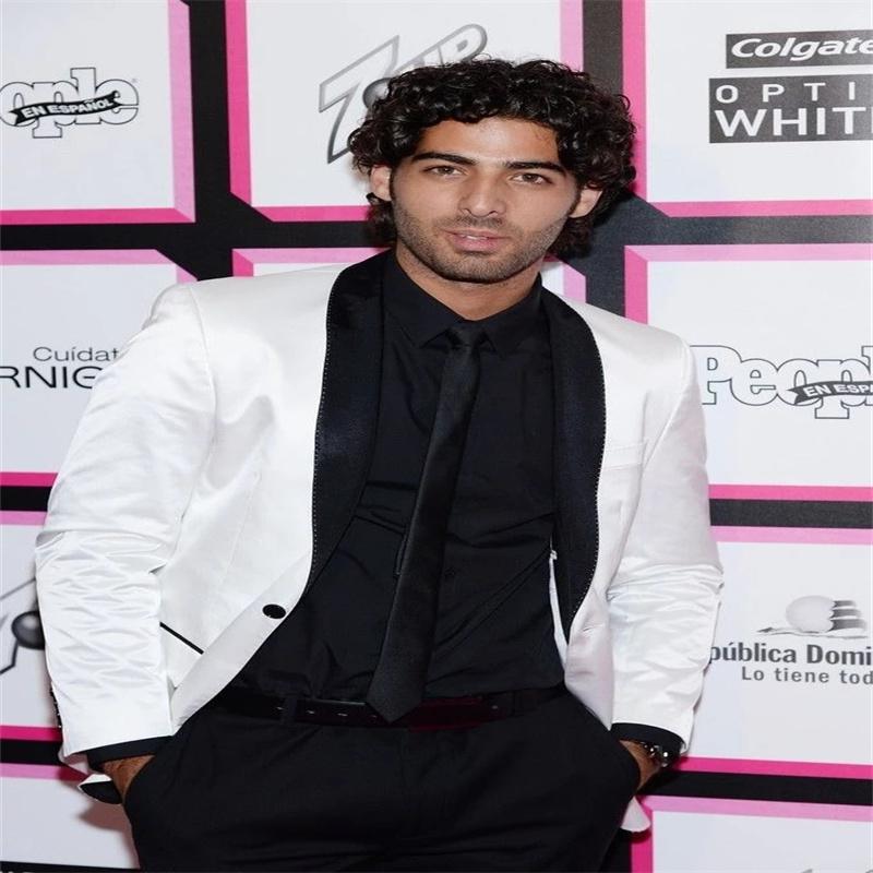 

Men's Suits & Blazers Latest High Quality Customized White Shawl Collar Single Button Suit Fashion Formal Dress Tuxedo Slim Fit (Coat + Pant, Custom made