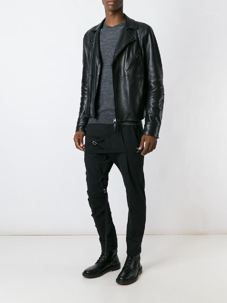 

Men's Pants Hair Stylist Fashion Show Personality Niche Design Casual Clothing Large, Black