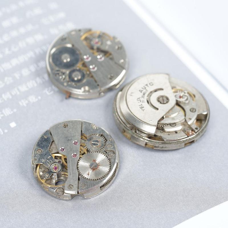 

Repair Tools & Kits Scrapped Watch Mechanical Movement For DIY Assembly Part Exercises Clock Y3O1