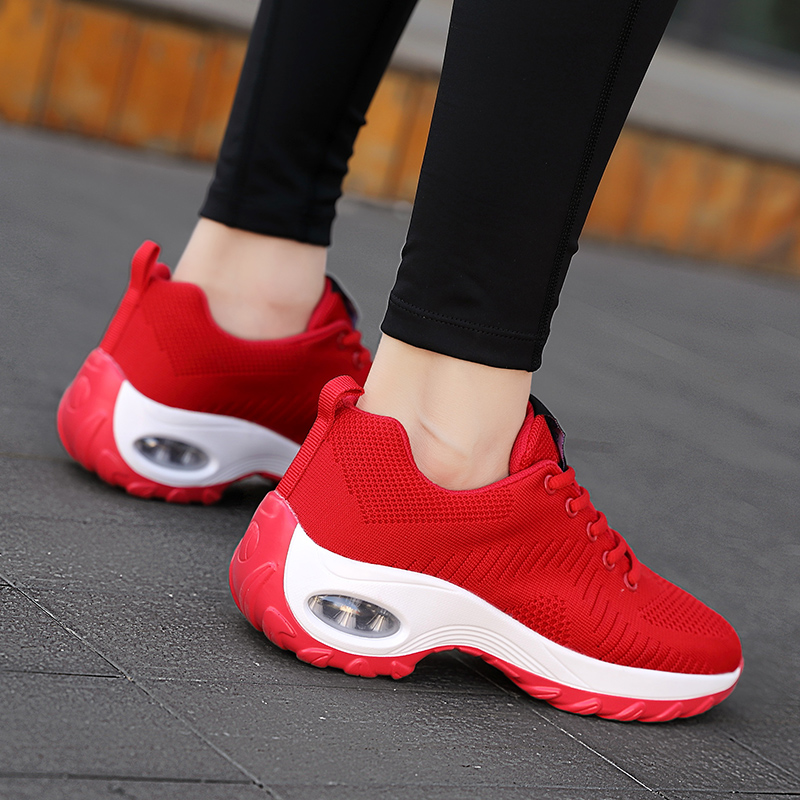 

Wholesale 2021 Top Quality Men Womens Sports Running Shoes Knit Mesh Breathable Court Purple Red Outdoor Sneakers Eur 35-42 WY28-T1810