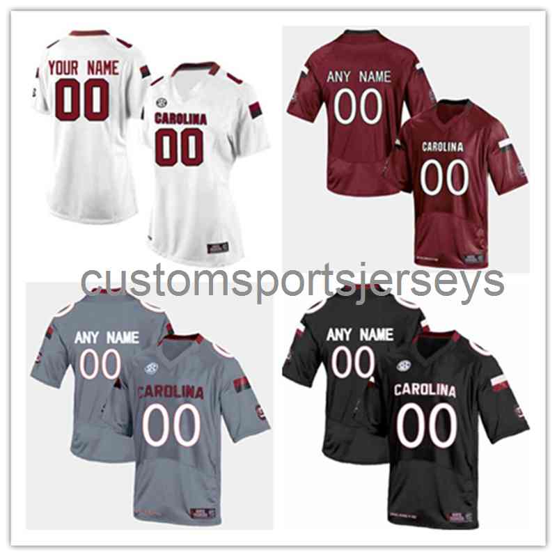 

Stitched custom South Carolina Gamecock Jersey Any Number And Name All Colors Mens Women Youth Football Jersey