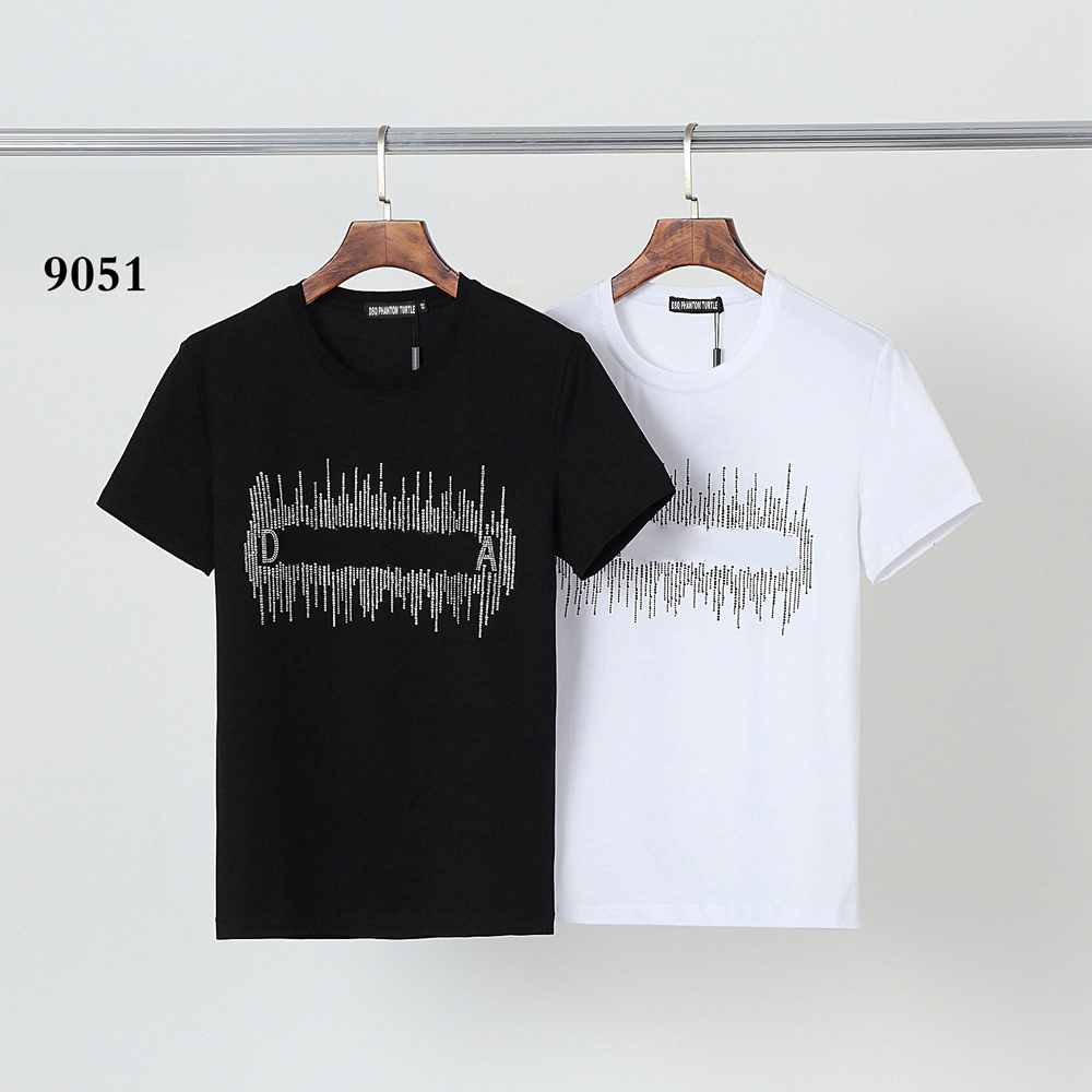 

DSQ PHANTOM TURTLE 2021SS New Mens Designer T shirt Paris fashion Tshirts Summer DSQ Pattern T-shirt Male Top Quality 100% Cotton Top 0580, White