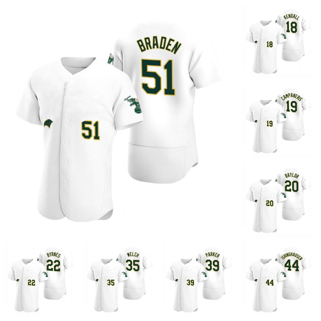 

Retired Player Jersey Carney Lansford Scott Hatteberg Vida Blue Giambi Jason Kendall Bert Campaneris Baylor Byrnes Welch Parker Isringhausen, Blue;black
