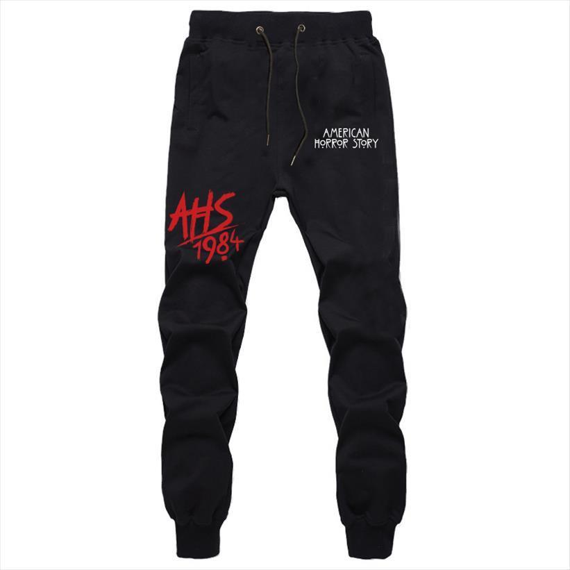 

american horror story casual fitness women pant sportswear tracksuit bottoms sweatpants trousers black gyms jogger track