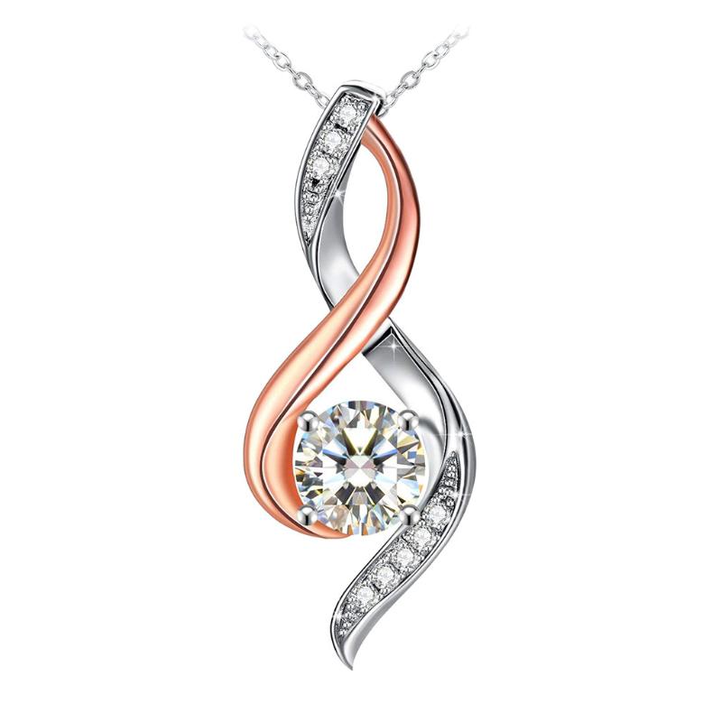 

Chains Silver Fashion Necklace Diamond Day MOM Gift Accessories Jewelry Mother's Necklaces & Pendants
