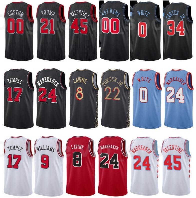 

Print City Earned Edition Basketball Coby White Jersey 0 Wendell Carter Jr 34 Zach LaVine 8 Otto Porter Jr 22 Custom Name Number, Red