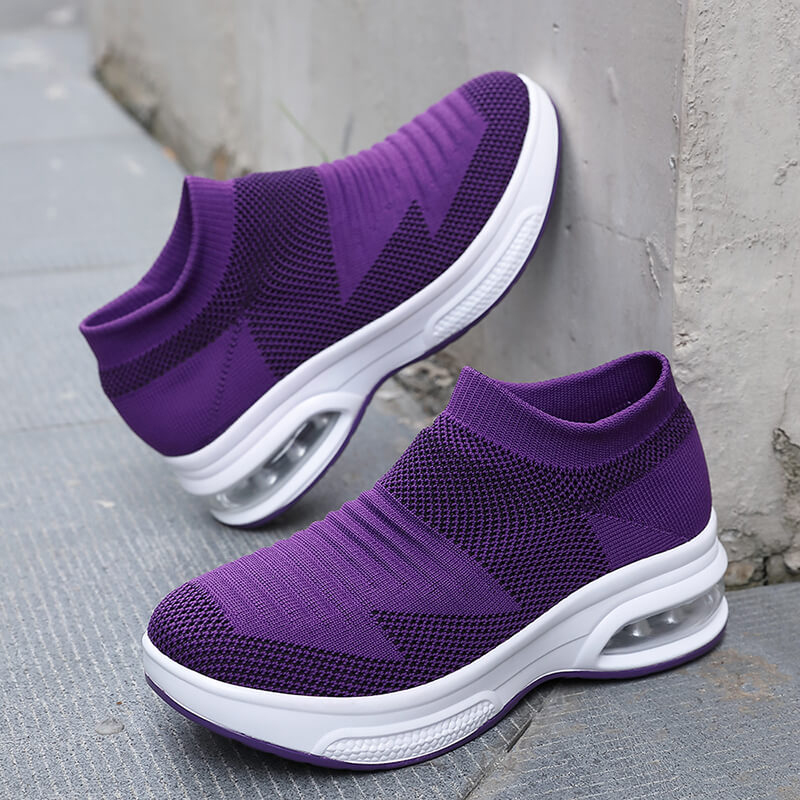 

Wholesale 2021 Top Quality Mens Women Sports Running Shoes Mesh Breathable Sock Runners Purple Pink Outdoor Sneakers SIZE 36-45 WY32-A12
