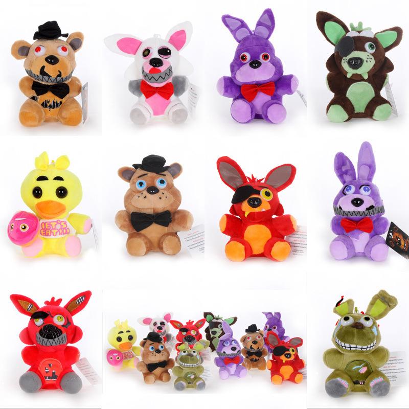 

Plush toys 15cm 18cm Five Nights At Freddy FNAF Dolls & Stuffed Toys Golden Freddy fazbear Mangle foxy bear Bonnie plush stuffed animal toys
