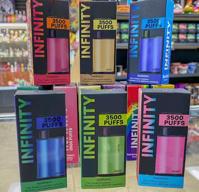 

INFINITY Disposable E cigarettes 1500mah Battery Capacity 12ml With 3500 puffs Vape Pen Pre-Filled High Quality Vapors 15 Colors