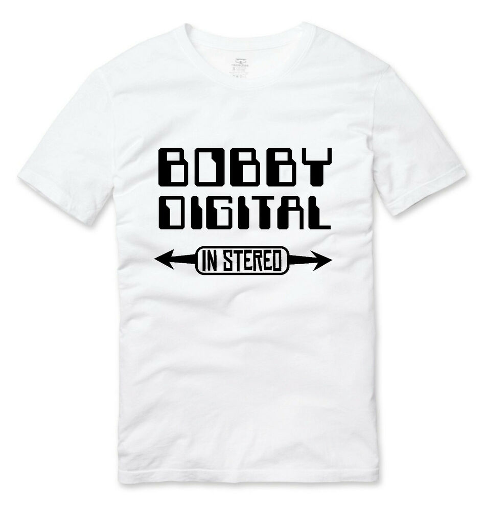 

Bobby Digital In Stereo RZA Wu-Tang Clan Inspired Hip Hop T Shirt White, Mainly pictures